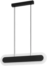 Φωτιστικό Κρεμαστό Eglo 390013 FABRIANO Μαύρο Ματ (Black Mat)|Λευκό (White) 3000K