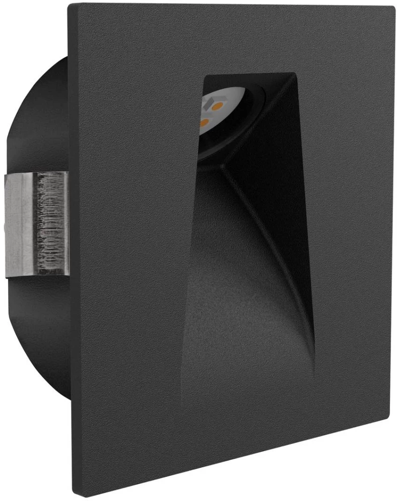 Φωτιστικό Χωνευτό Eglo 99644 MECINOS Μαύρο Ματ (Black Mat) 3000K
