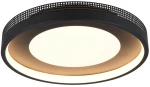 Φωτιστικό Οροφής Trio Lighting SOLEA 656610132 Μαύρο Ματ (Black Mat) 3000K