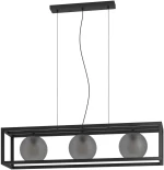 Φωτιστικό Κρεμαστό Eglo 390215 ARANGONA Μαύρο Ματ (Black Mat)