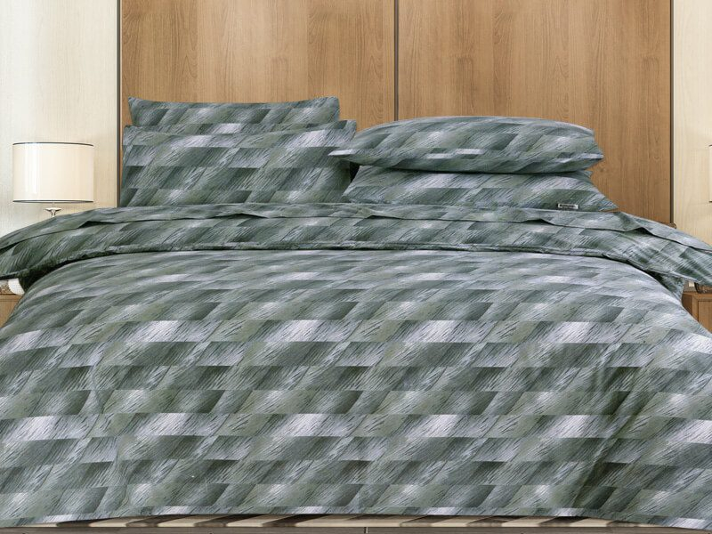 Σετ Σεντόνια Grey Illus 100% Βαμβακερά Reactive One Color Γαρύφαλλο - 160x260, Χωρίς Λάστιχο