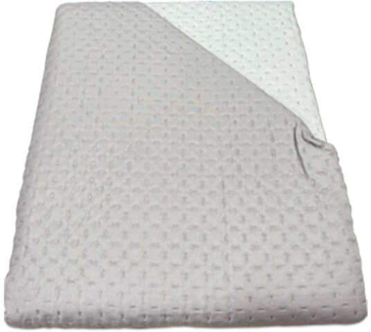 Κουβερλί Διπλό Microfiber Διπλής Όψης Cross Desing Γαρύφαλλο 220x240 - Μπεζ-Εκρού