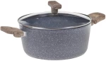 ΚΑΤΣΑΡΌΛΕΣ POT+LID FORGED ALU NATURE FIVE 28CM  111009A