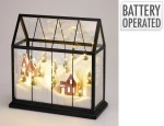 Φωτιζόμενο Σπιτάκι με LED - 33x15.2x33cm