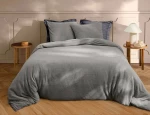 ΠΑΠΛΩΜΑΤΟΘΉΚΕΣ & ΚΛΙΝΟΣΚΕΠΆΣΜΑΤΑ 3 PIECES BEDDING SET 240 X 220 CM PLAIN CURLY HELE