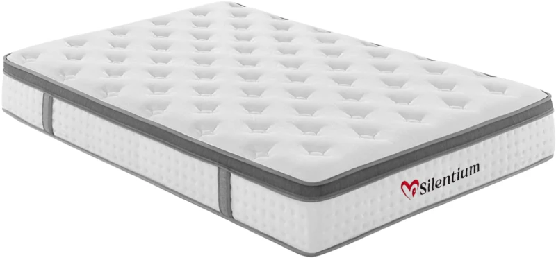 ΣΤΡΩΜΑ ΔΙΠΛΟ SILENTIUM HM749.04 POCKET SPRINGS--ΛΕΥΚΟ 140x200x30Υεκ.