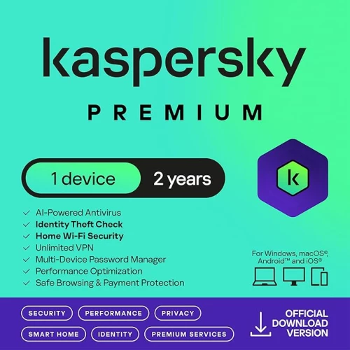 Kaspersky Premium + Customer Support (1 Συσκευή - 2 Έτη) GR Ηλεκτρονική Άδεια