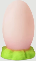 Αυγό Πρωκτική Σφήνα Σιλικόνης Με Βεντούζα Large Silicone Egg Plug With Suction Cup 16,5  x 9 cm - Ροζ