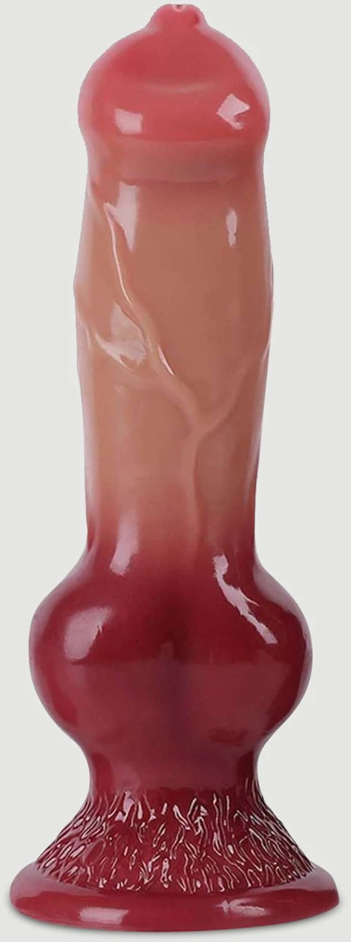Dildo Σκύλου Από Σιλικόνη Με Βεντούζα Doggy Style X-Large Silicone Dildo With Suction Cup 27 cm - Φυσικό Χρώμα
