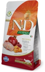 N+D Cat Quail, Pumpkin + Pomegranate Neutered Adult 1,5kg