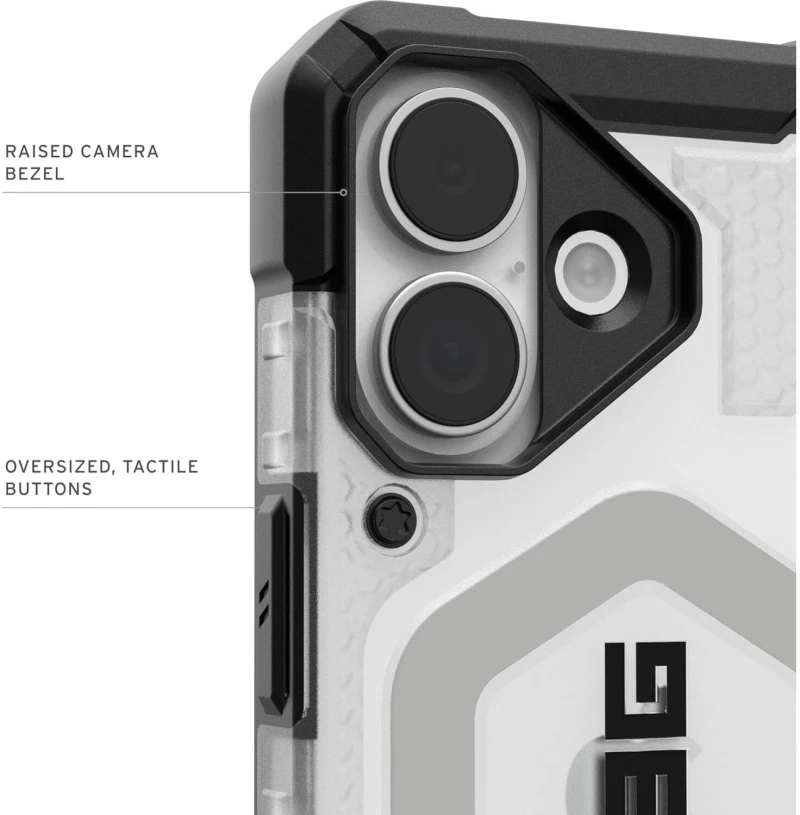 Θήκη iPhone 17 UAG Pathfinder Clear Ανθεκτική με MagSafe - Ice / Silver (114553114333)