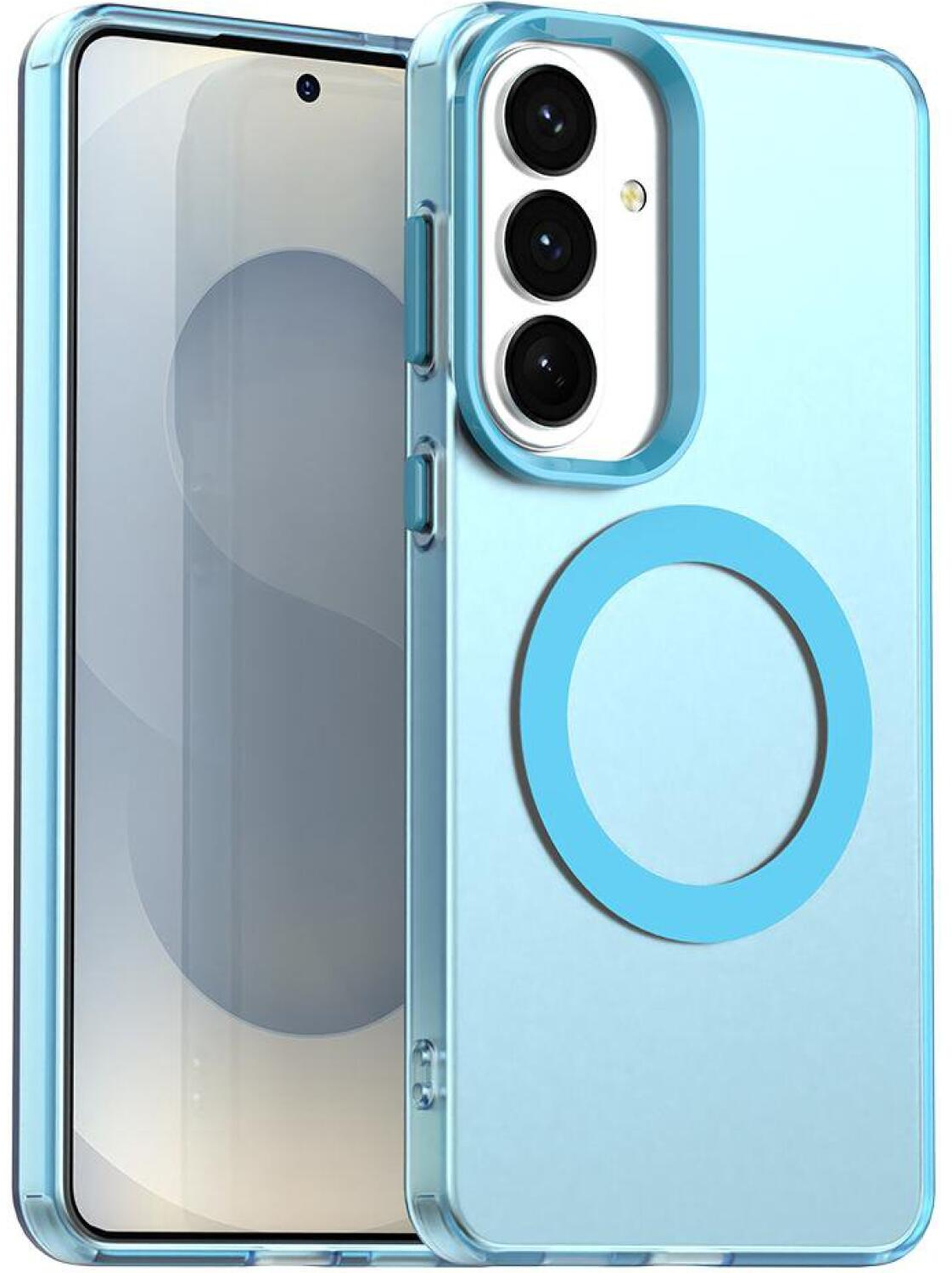 Θήκη Samsung Galaxy S26 Plus Techsuit CandyCase Σκληρή Ημιδιάφανη με MagSafe - Blue (5949419341630)