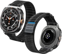 Λουράκι Samsung Galaxy Watch Ultra 2025 / 2024 47mm Spigen WBF0 Υφασμάτινο - Black (AMP10146)