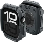 Θήκη Apple Watch 11 / 10 46mm Spigen Rugged Armor 2 Ανθεκτική Σιλικόνης - Dark Gray (ACS10500)