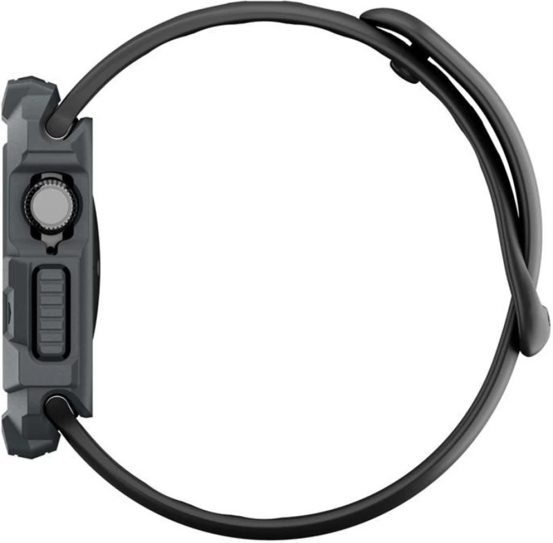Θήκη Apple Watch 11 / 10 46mm Spigen Rugged Armor 2 Ανθεκτική Σιλικόνης - Dark Gray (ACS10500)