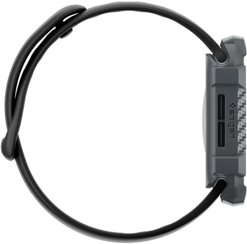 Θήκη Apple Watch 11 / 10 46mm Spigen Rugged Armor 2 Ανθεκτική Σιλικόνης - Dark Gray (ACS10500)