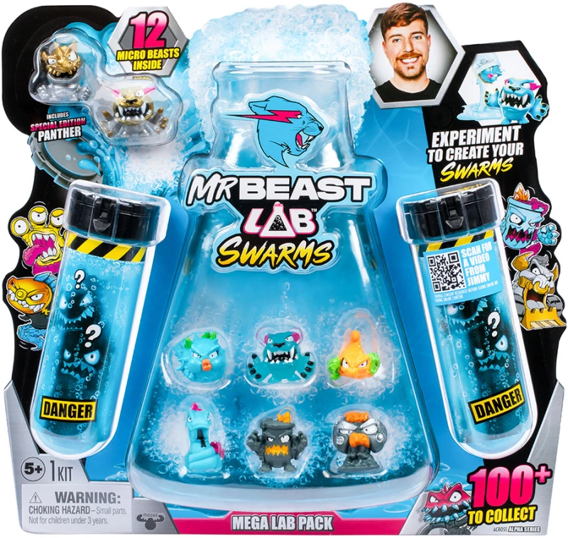 MR. BEAST LAB 12 ΦΙΓΟΥΡΕΣ SWARMS MEGA LAB PACK (#24712)