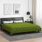 vidaXL Χειμερινό Παπλωματοθήκη Πράσινο 220 x 240 cm Μικροΐνες