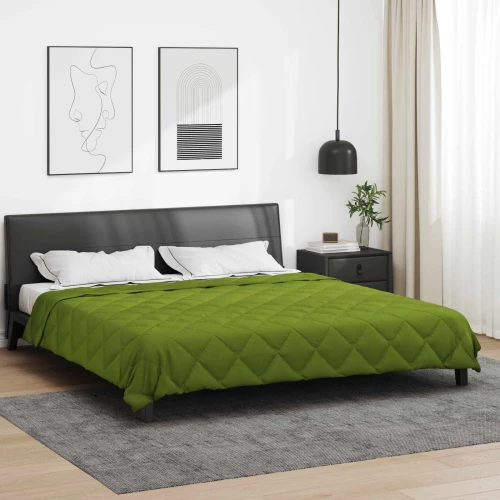 vidaXL Κουβέρτα ολόκληρου του χρόνου Πράσινο 220 x 240 cm Μικροΐνες