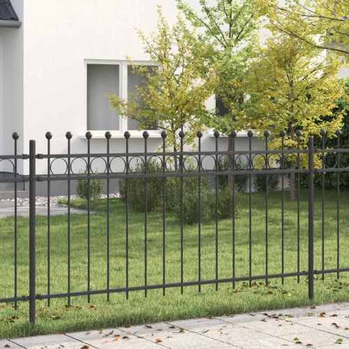 vidaXL Δαχτυλίδι φράχτη Μαύρο 200 x 150 cm
