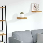 vidaXL Ράφι Τοίχου Επιτοίχιο Καφέ 23 x 23,5 x 4 εκ Επεξεργασμένο ξύλο