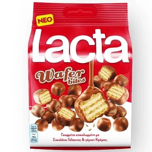 Lacta Wafer Bites 110gr