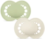 MAM - Orig Silk Pacifiers 6-16m - Green / Baby and Children