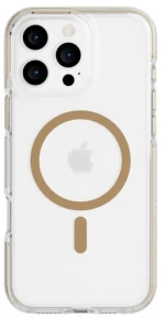 Tech21 - Evo Crystal - Cover - iPhone 16 Pro Max - Crystal MagSafe - Gold / Electronics
