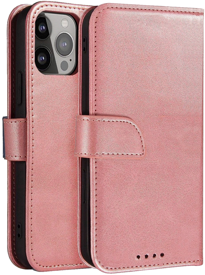 Magnet Case with Flip for Samsung Galaxy S25 Ultra - Pink