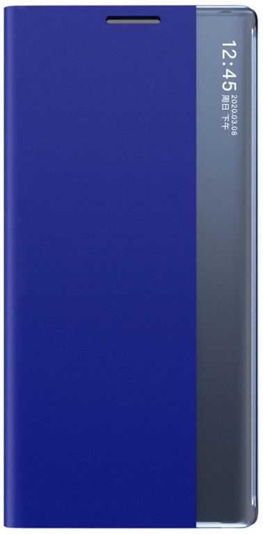 New Sleep Case Cover with Flip and Stand for Samsung Galaxy S25 Edge - Blue