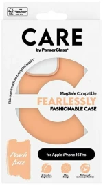 CARE by PanzerGlass Fashion Case iPhone 16 Pro 6.3" Peachy MagSafe 1390