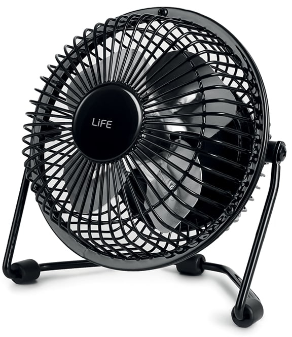 LIFE 221-0397 SUPER4 BLACK Ανεμιστηράκι USB / Ρεύματος Μαύρο