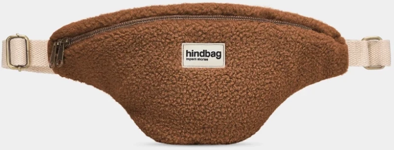 Hindbag Τσαντάκι Μέσης The Large Sasha Teddy Fanny Pack Brown
