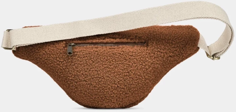 Hindbag Τσαντάκι Μέσης The Large Sasha Teddy Fanny Pack Brown