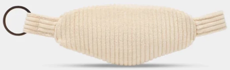 Hindbag Μπρελόκ Πορτοφολάκι Κοτλέ Côme Beige | Mini Keychain Pouch