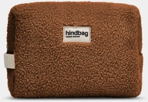Hindbag Νεσεσέρ Leon Teddy Brown | Νεσεσέρ από Faux Fur με Φερμουάρ