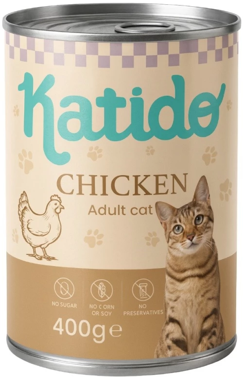 KATIDO Chicken - wet cat food - 400g