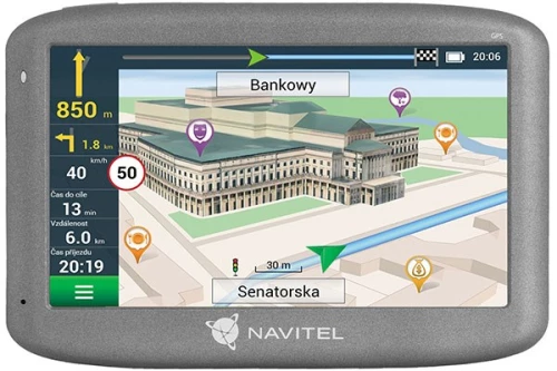 Navitel E505 Magnetic navigator Handheld/Fixed 12.7 cm (5") TFT Touchscreen 161 g Black