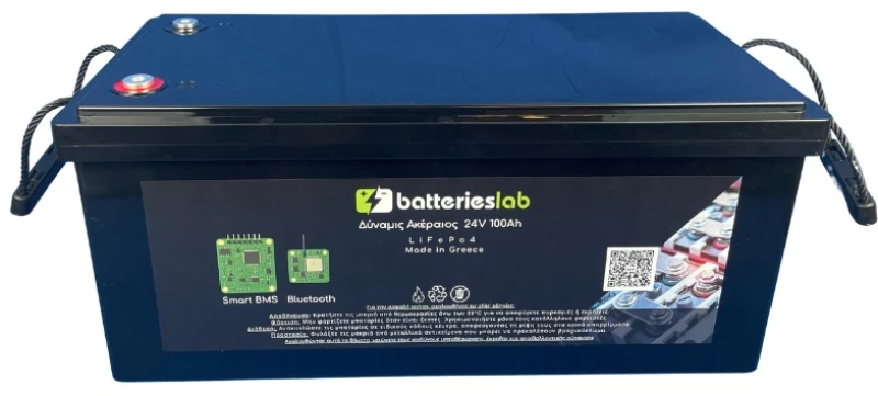 Lifepo4 Μπαταρία Λιθίου 24V-100A