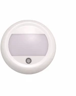 Πλαφονιέρα 51 LED 130mm 10-30V Λευκή Πλαστική με Διακόπτη Αφής