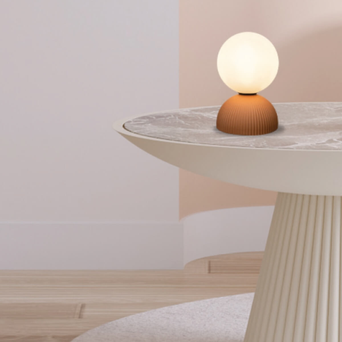 2590 ΔΙΑΚΟΣΜΗΤΙΚΟ ΕΠΙΤΡΑΠΕΖΙΟ ΦΩΤΙΣΤΙΚΟ G9 MAX 9W ΚΕΡΑΜΙΚΟ ΤΕΡΑΚΟΤΑ 2590