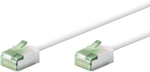 GOOBAY καλώδιο δικτύου 74361, CAT 8.1 U/FTP, ultra slim, copper, 40Gbps, 2m, λευκό - 4040849743610
