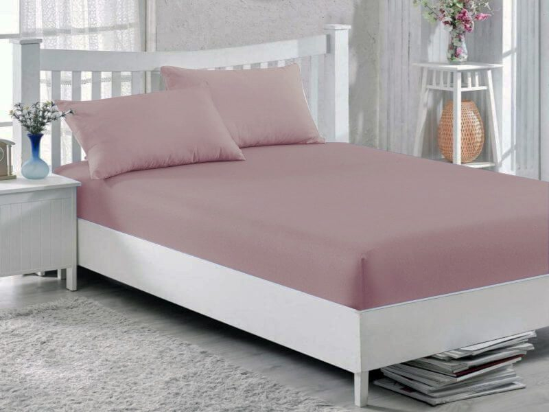 Κατωσέντονο με Λάστιχο Σάπιο Μήλο 100% Βαμβακερό Γαρύφαλλο 100-180x200+30cm - 100x200+30