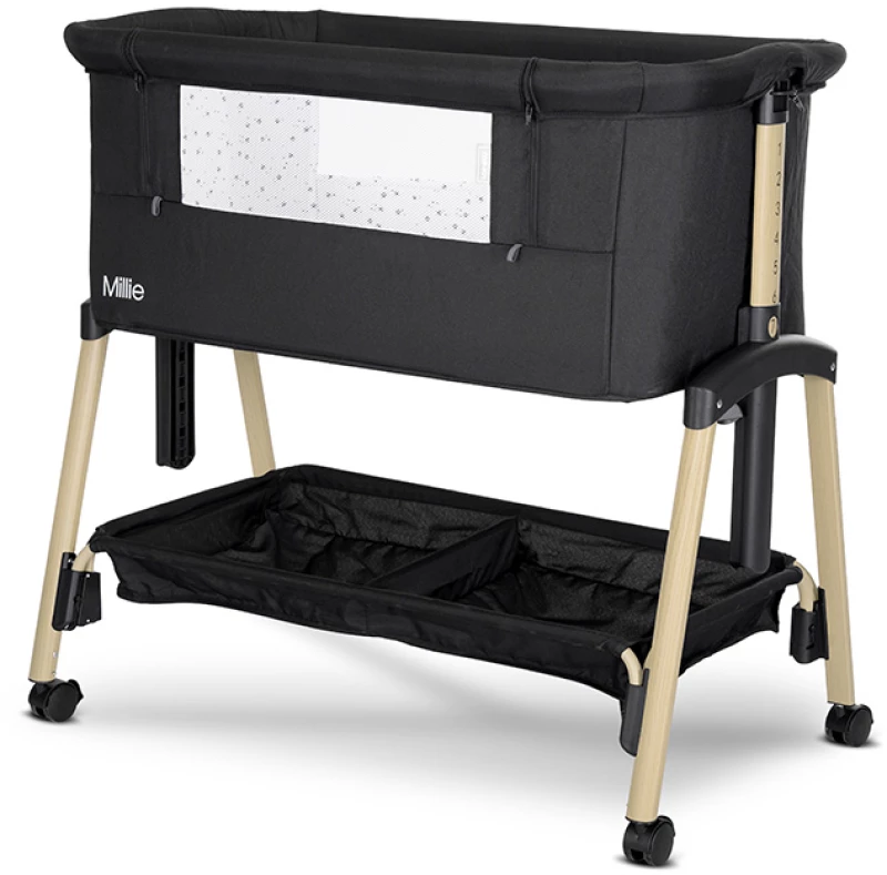 LORELLI ΒΡΕΦΙΚΟ ΛΙΚΝΟ MILLIE BLACK WOODEN EFFECT 10080732601