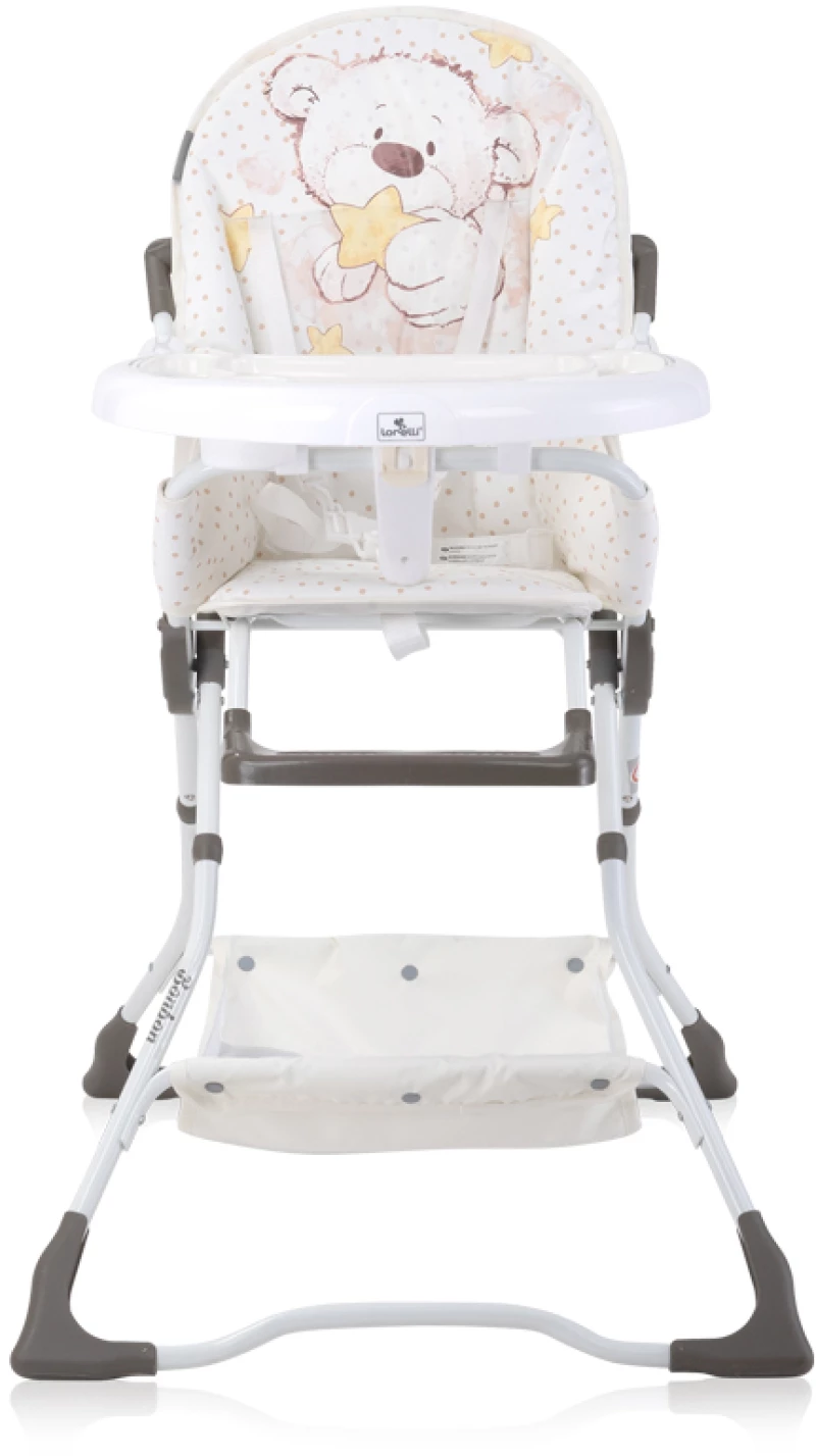 LORELLI ΚΑΘΙΣΜΑ ΦΑΓΗΤΟΥ HIGH CHAIR BONBON WHITE TEDDY BEAR 10100312315