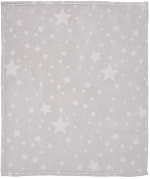 ΒΡΕΦΙΚΗ ΚΟΥΒΕΡΤΑ ΑΓΚΑΛΙΑΣ LORELLI CORAL FLEECE 85/100 CM GREY STARS 10340032402