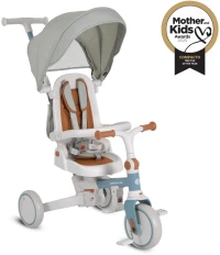 BYOX ΤΡΙΚΥΚΥΚΛΟ ΠΟΔΗΛΑΤΟ ΠΤΥΣΣΟΜΕΝΟ 4 ΣΕ 1 COMPACTO BLUE 3800146231880