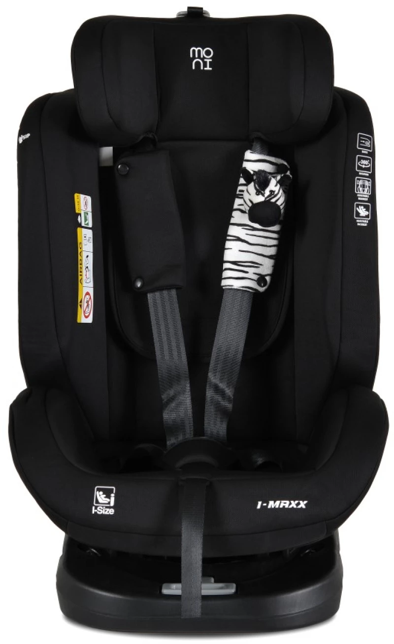 MONI ΚΑΘΙΣΜΑ ΑΥΤΟΚΙΝΗΤΟΥ ISOFIX i-SIZE 40-150CM i-MAXX MIDNIGHT BLACK 3801005153312