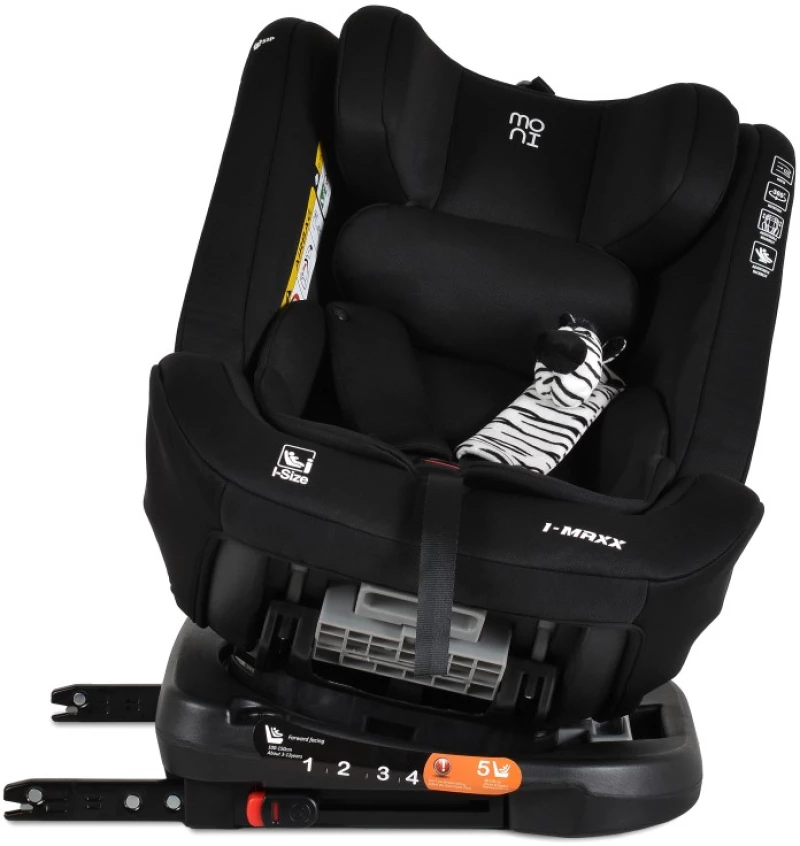 MONI ΚΑΘΙΣΜΑ ΑΥΤΟΚΙΝΗΤΟΥ ISOFIX i-SIZE 40-150CM i-MAXX MIDNIGHT BLACK 3801005153312