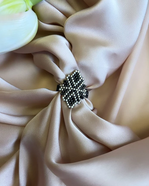 Miyuki Ring - Vintage - 54